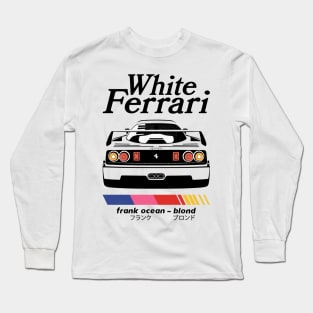 Blond White Ferrari Long Sleeve T-Shirt